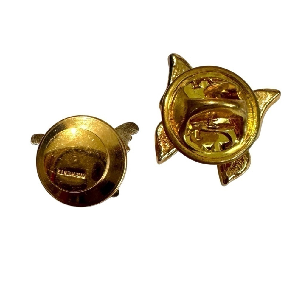 Viral Pins Free People Style Pins Vintage Butterfly Pins Gold with Enamel - Picture 4 of 9
